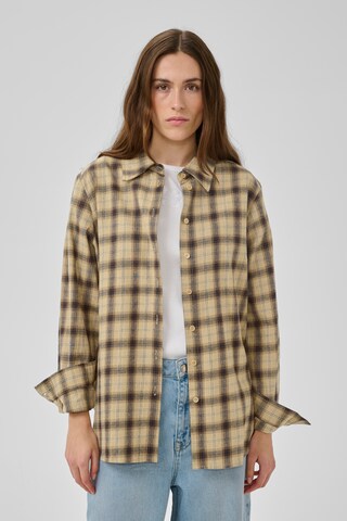 T-shirt My Essential Wardrobe en beige : devant