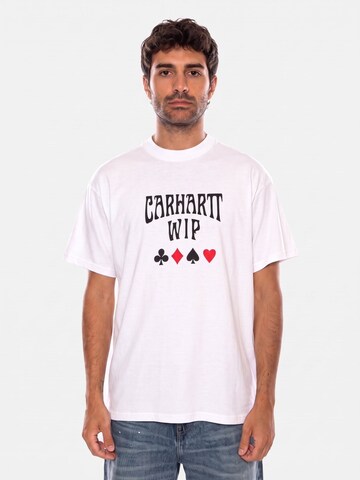 T-Shirt 'S/S DECK T-SHIRT WHITE' Carhartt WIP en blanc
