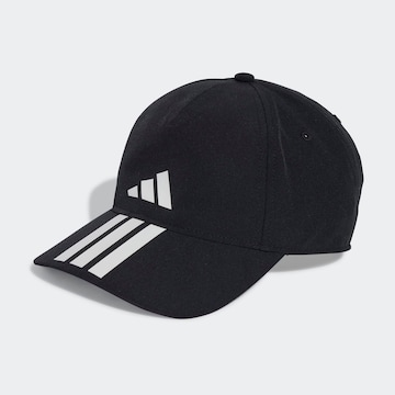 ADIDAS PERFORMANCE Athletic Cap in Black: front