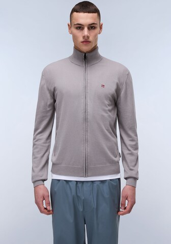 NAPAPIJRI Kardigán 'DECATUR' - szürke: elől