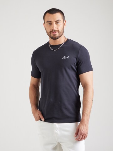 Karl Lagerfeld T-Shirt in Blau: Vorderseite