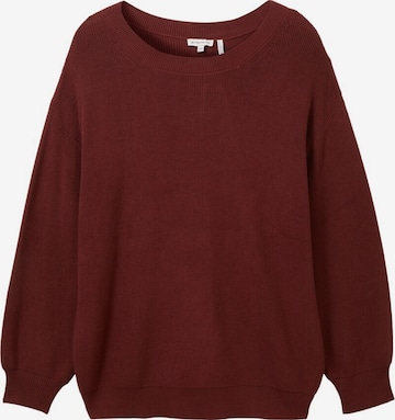 Pull-over Tom Tailor Women + en marron : devant