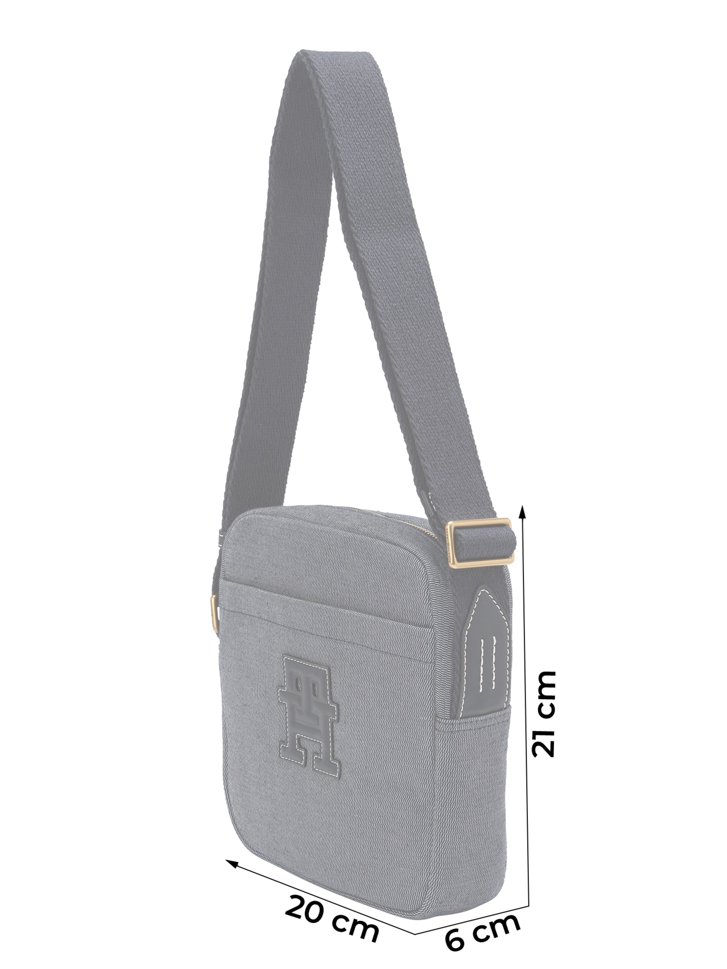 TOMMY HILFIGER Schoudertas in Blauw