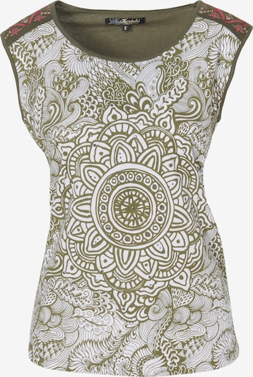 KOROSHI Paita värissä khaki / offwhite, Tuotenäkymä