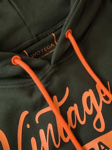 WOTEGA Sweatshirt 'WT Star' in Green