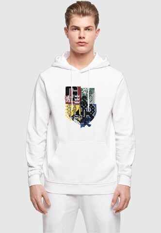 ABSOLUTE CULT Sweatshirt 'Harry Potter - Varsity Hogwarts' in Weiß: Vorderseite