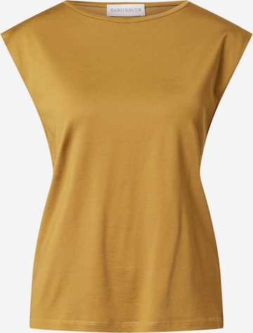 Karo Kauer Shirt 'Sparkle' in Yellow: front