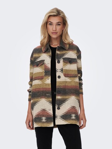 ONLY Between-Season Jacket 'AZTEC' in Beige: front