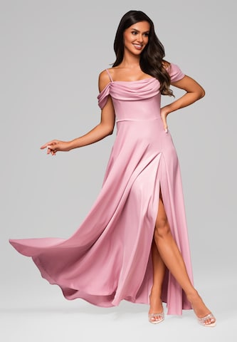 Ombre Abendkleid in Pink