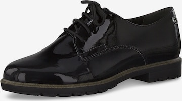 Pantofi cu șireturi de la TAMARIS pe negru: față