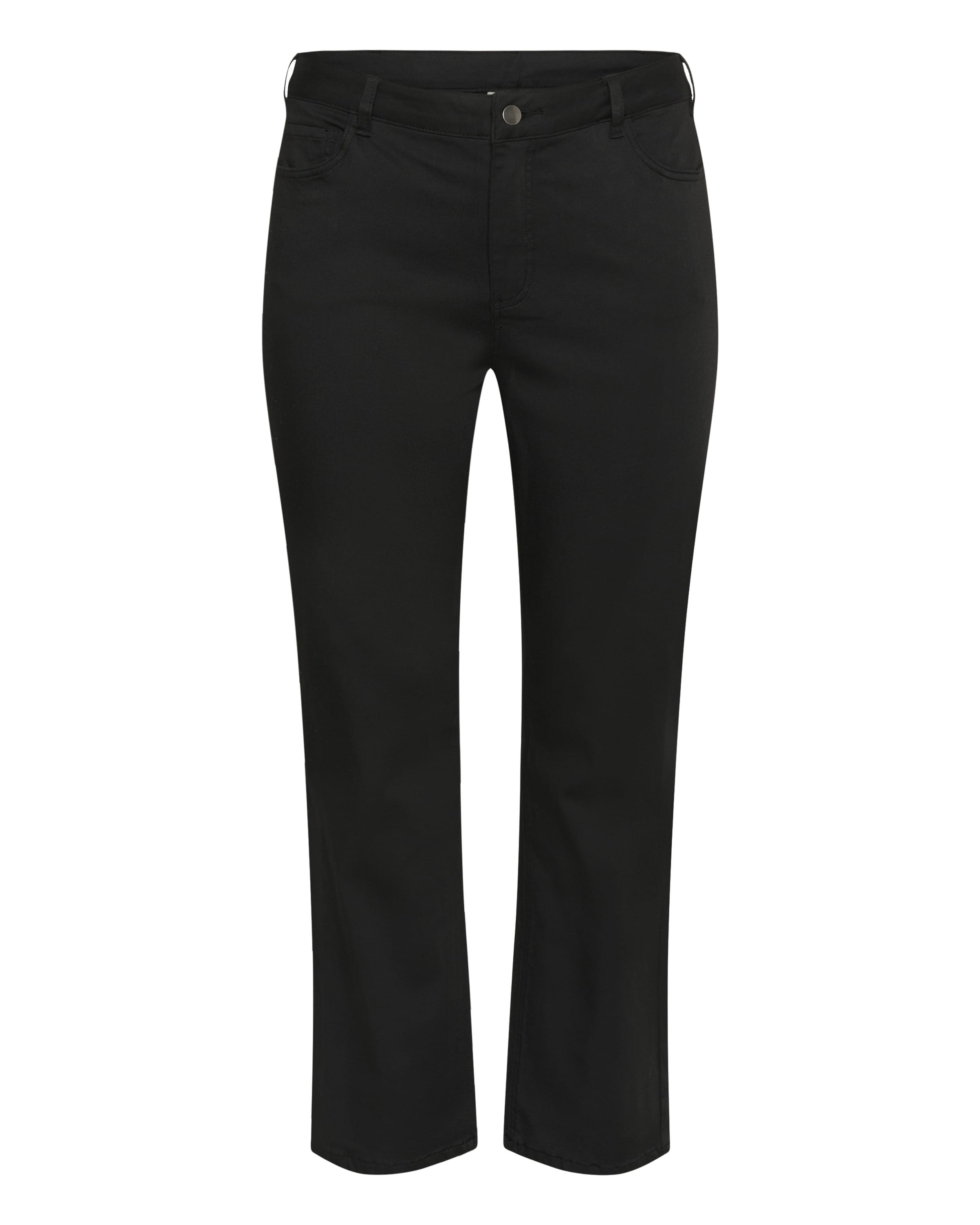 KAFFE CURVE Slim fit Jeans 'Dina' in Black: front