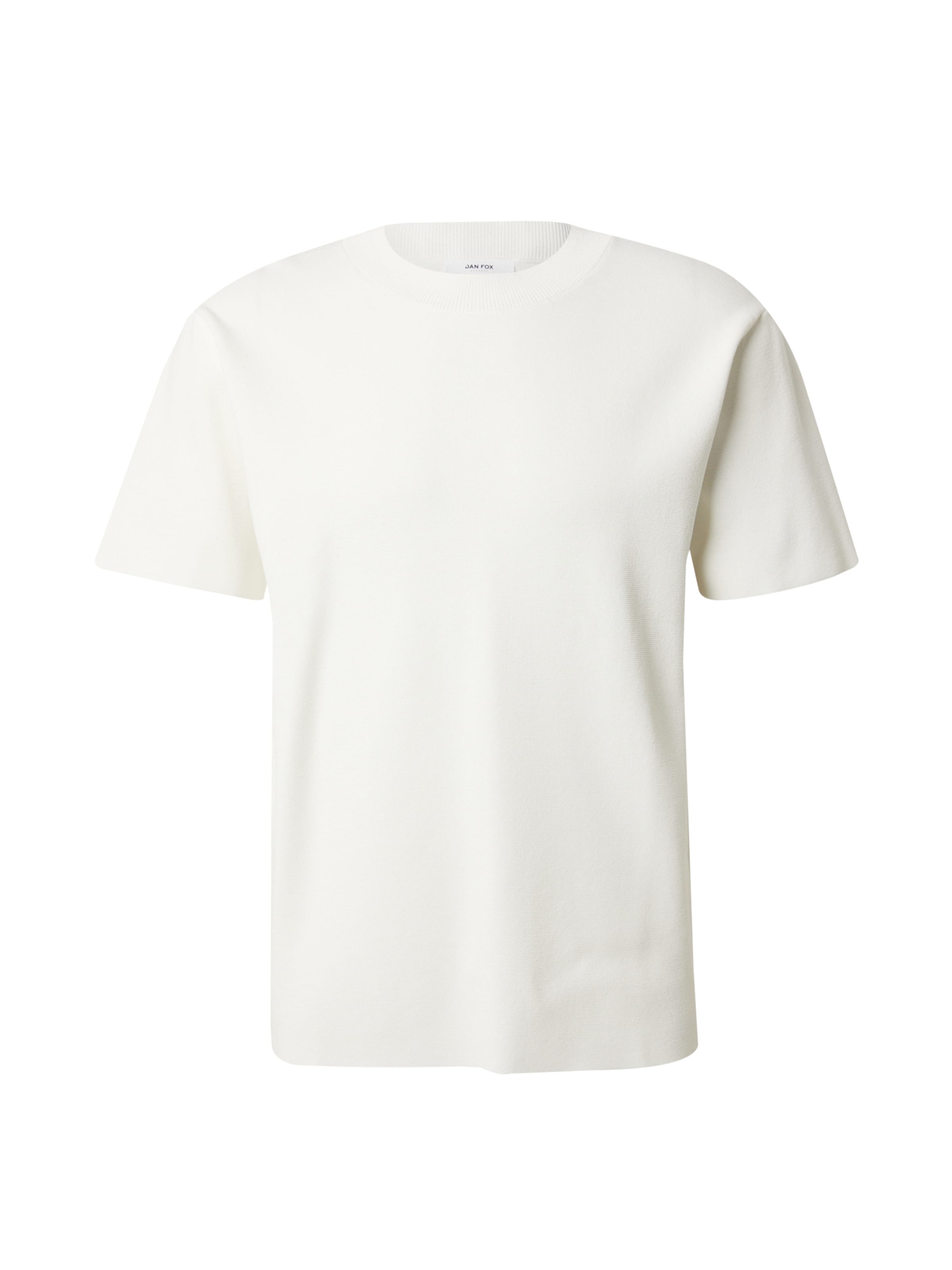 DAN FOX APPAREL Свитер 'Nino' в Белый: спереди