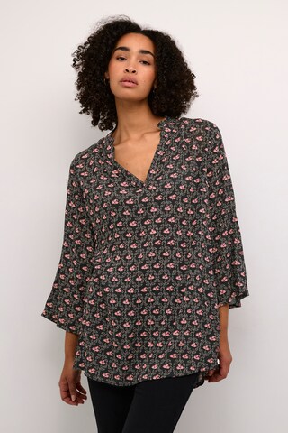 Kaffe Tunic 'Amber' in Black: front
