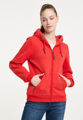 Schmuddelwedda Sweatjacke in Rot: predná strana