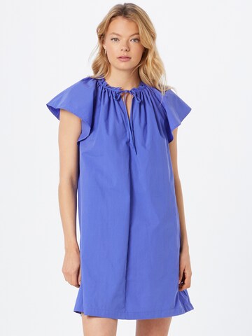 GAP Blousejurk in Blauw: voorkant