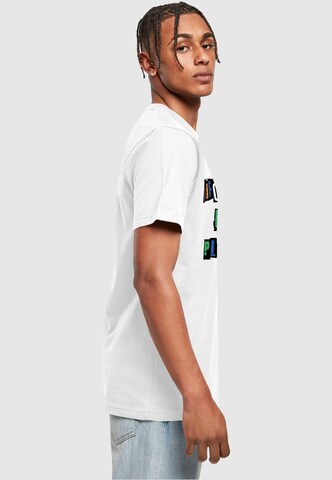 Merchcode T-Shirt 'Please X' in Weiß