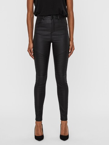 Skinny Pantalon 'SOPHIA' VERO MODA en noir : devant