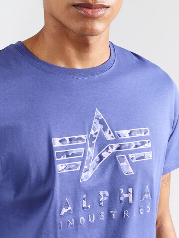 ALPHA INDUSTRIES Shirt in Purple