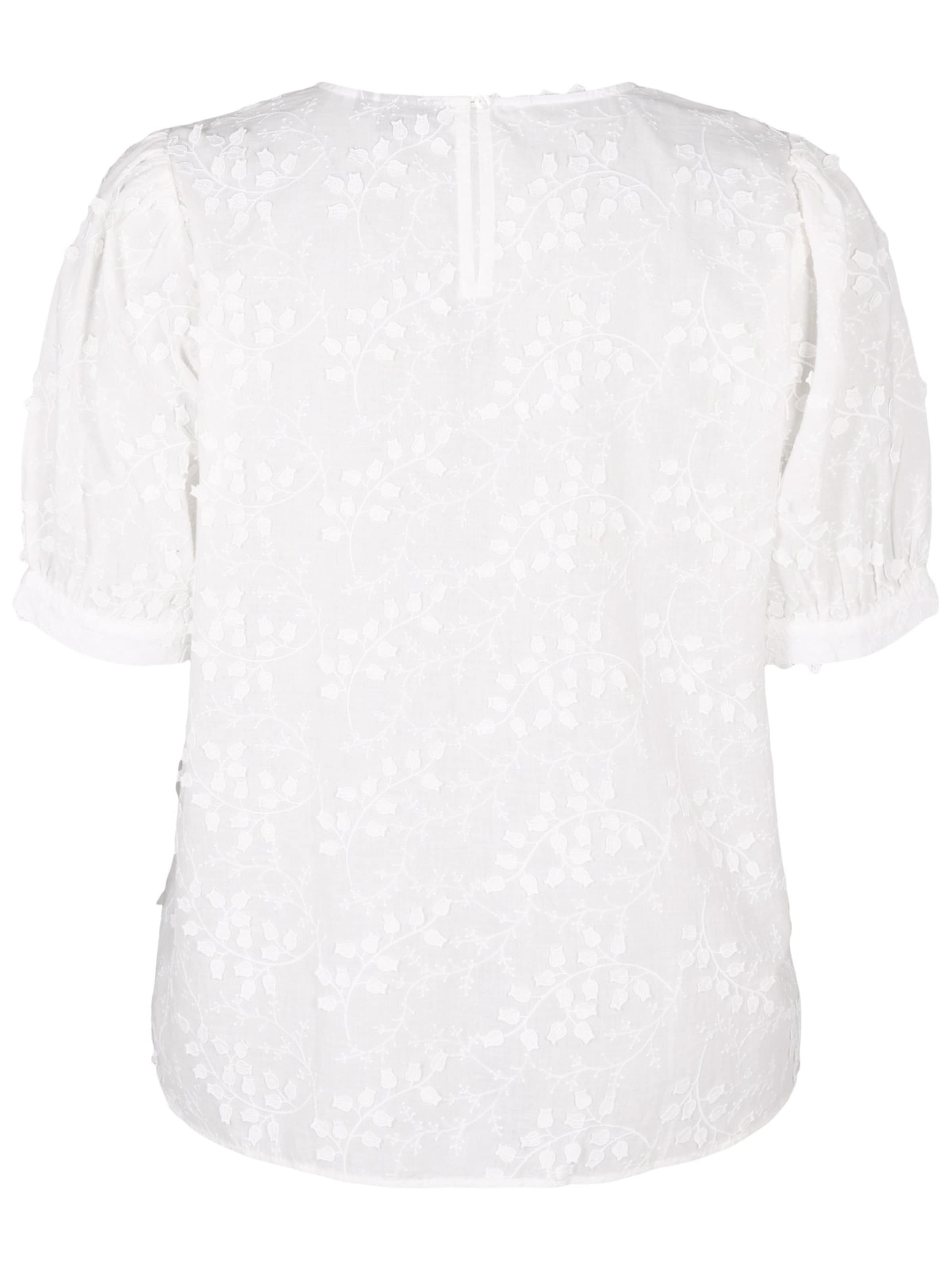 Camicia da donna 'MRicca' di Zizzi in bianco