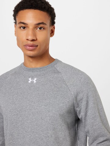 UNDER ARMOUR Sport sweatshirt 'Rival' i grå