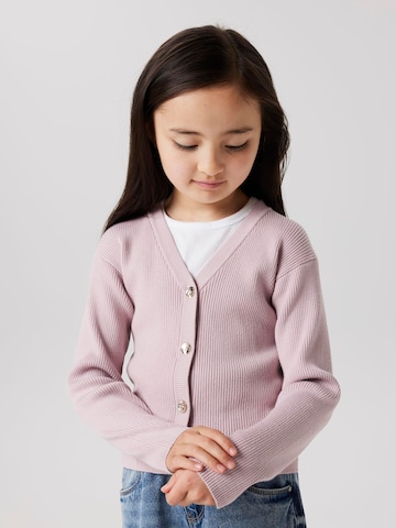 NAME IT Gebreid vest in Lila: voorkant