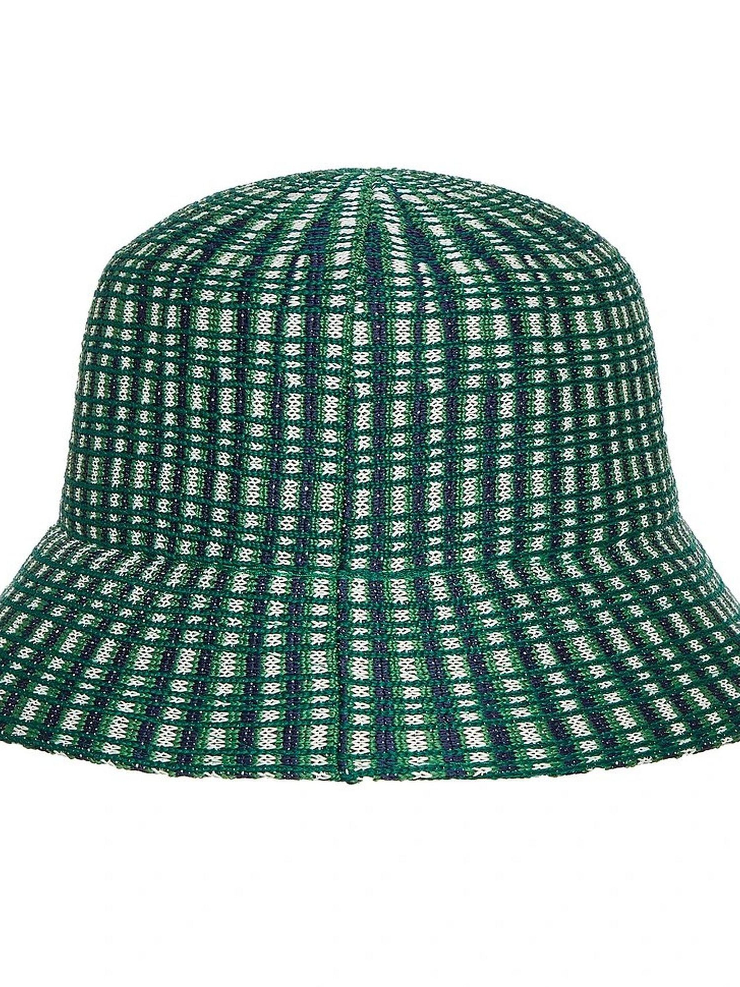 KANGOL Hat 'Kangol Prep Plaid Bucket' in Green