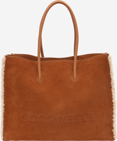 Coccinelle Shopper torba 'MYRTHA' u karamela / bijela, Pregled proizvoda