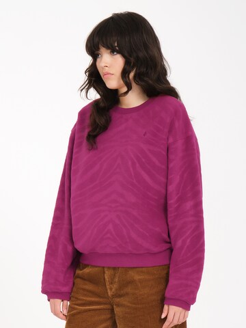 Volcom Sweatshirt 'ERROR 101 CREW' in Roze