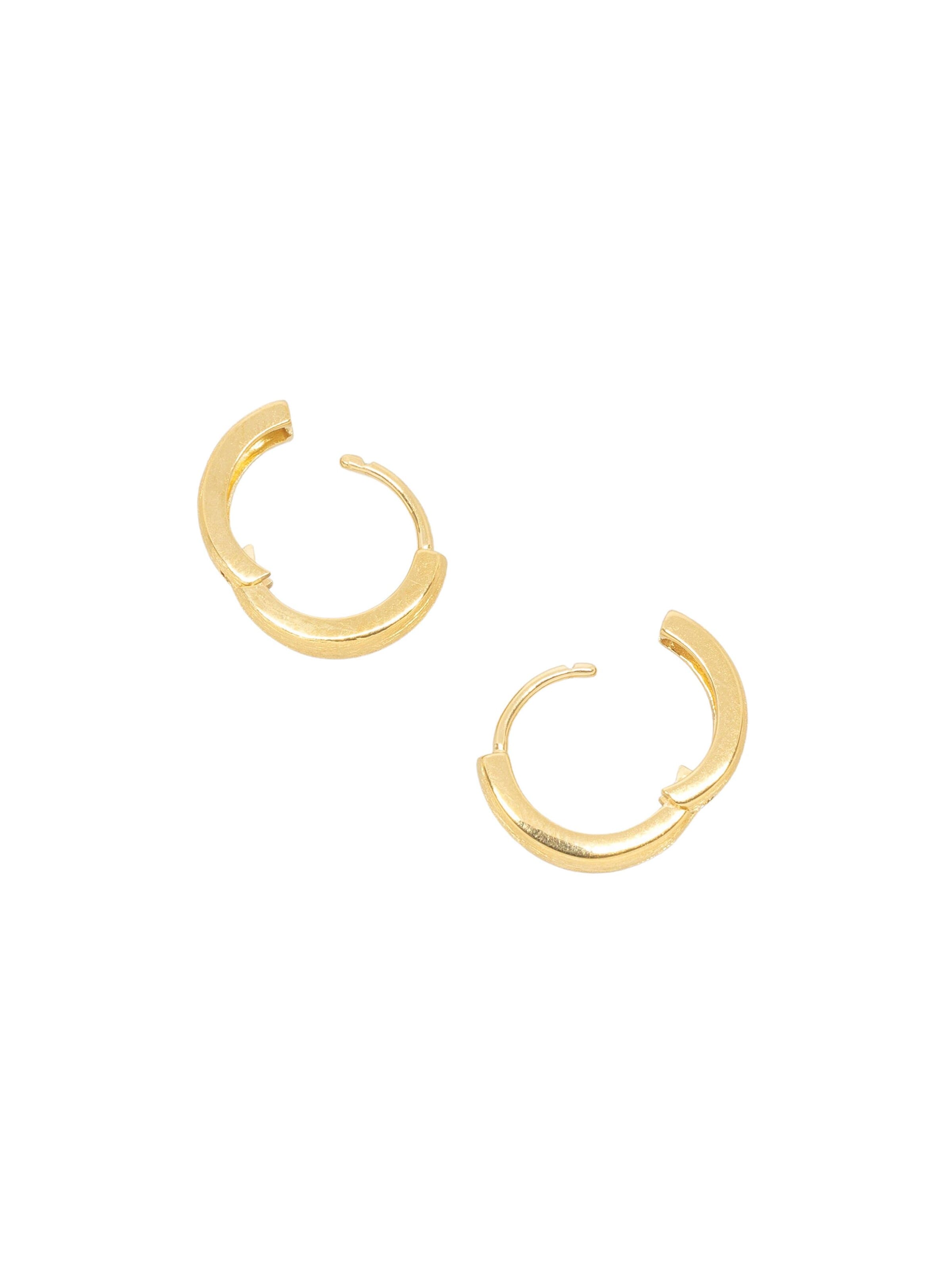 fejn Earrings in Gold: front