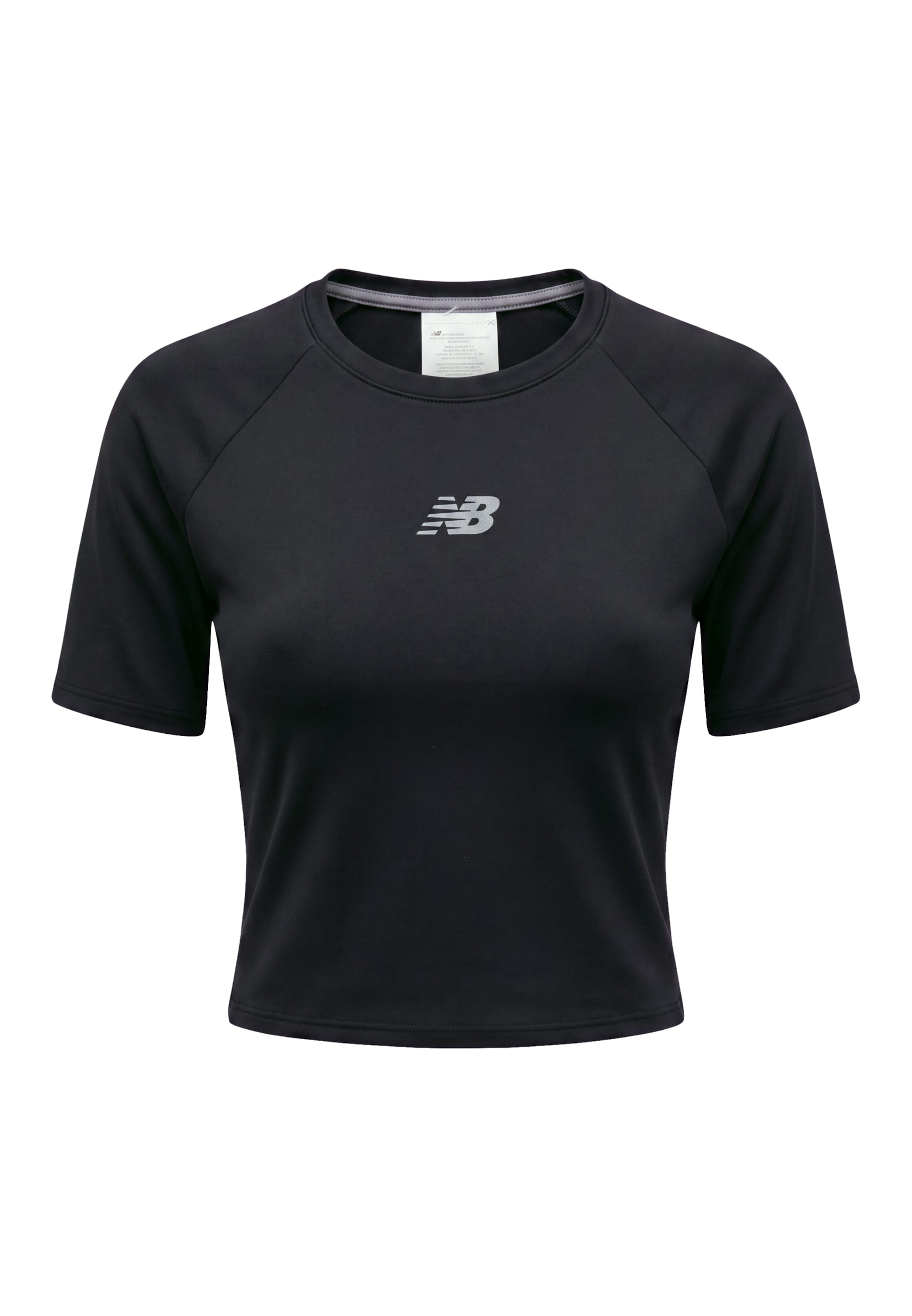 T-shirt fonctionnel new balance en noir : devant
