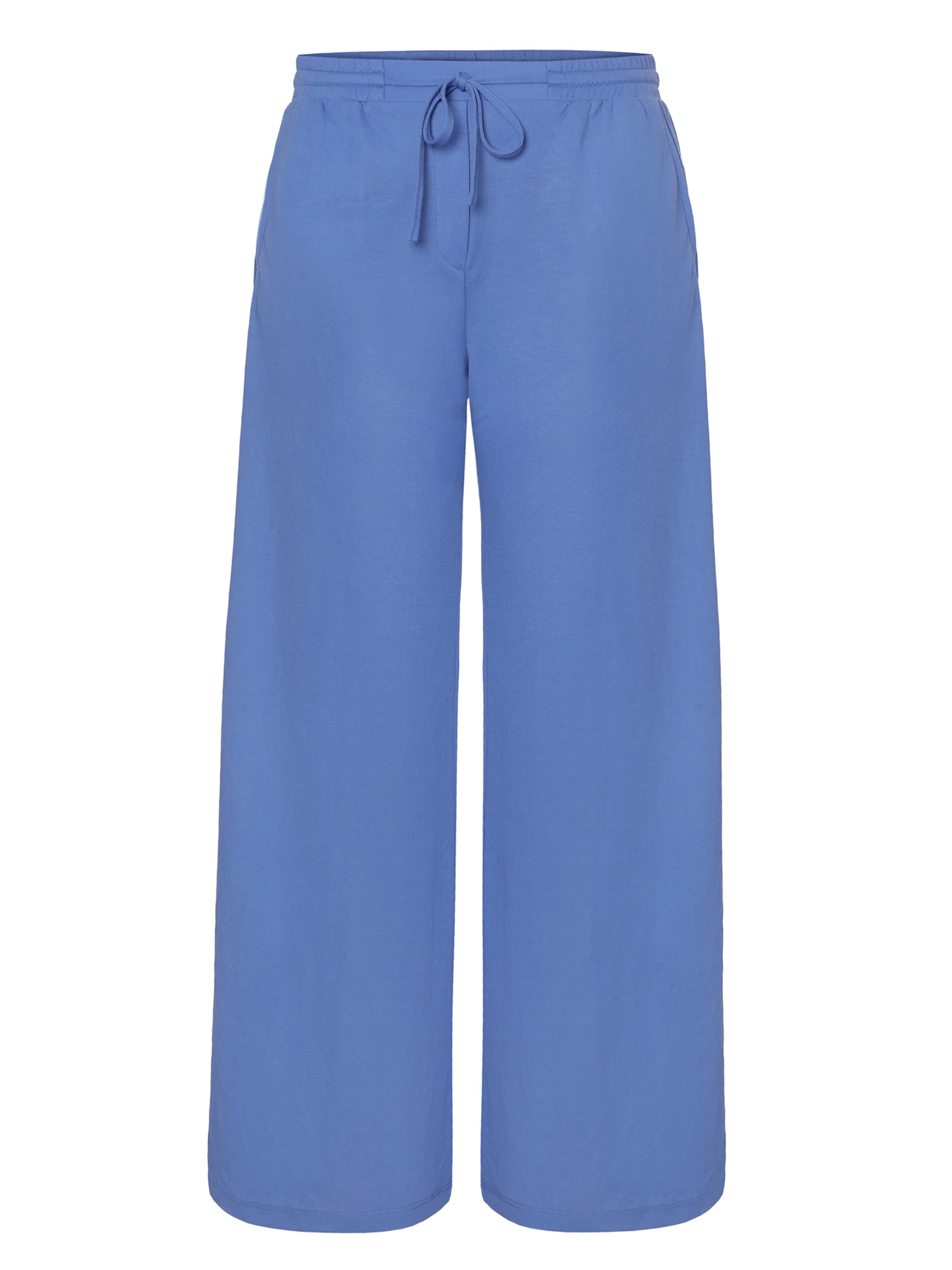 TATUUM Flared Damenhose Strickware NAMALIKO in Blau: Vorderseite