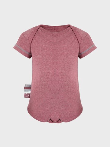 OrganicEra Romper/Bodysuit 'OrganicEra Organic Baby S/S Bodysuit' in Red: front