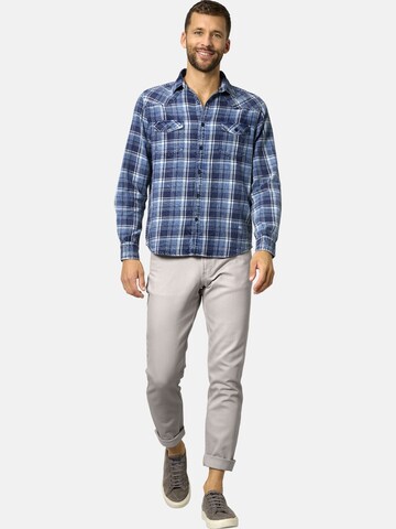BABISTA Regular fit Button Up Shirt ' Franlono ' in Blue