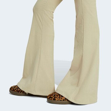 ADIDAS ORIGINALS Flared Leggings 'Essentials' in Beige