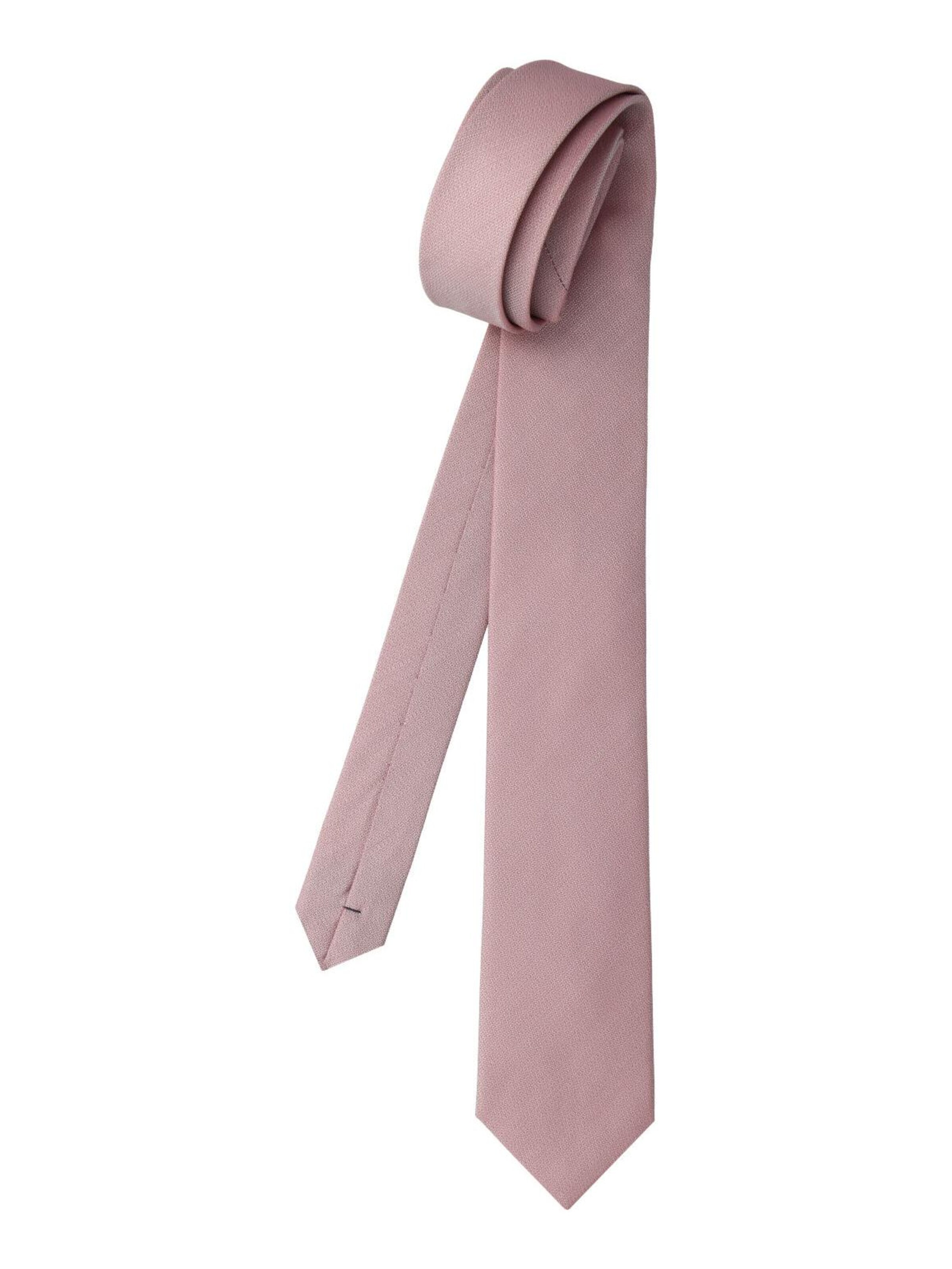 WILLEN Tie 'Uni Struktur' in Pink