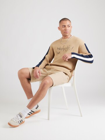 QUIKSILVER Sports sweater in Beige