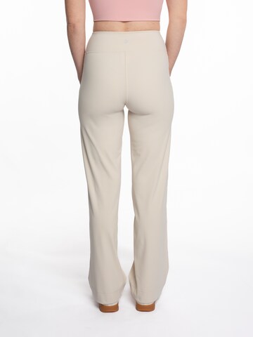 mymotus Wide leg Sportbroek 'Damen Sporthose , myotus® ladies jazzpant YW101' in Wit