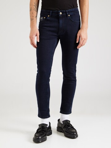 Skinny Jeans di Versace Jeans Couture in blu: frontale