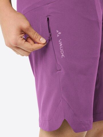 VAUDE Regular Outdoor trousers 'Tamaro III' in Purple