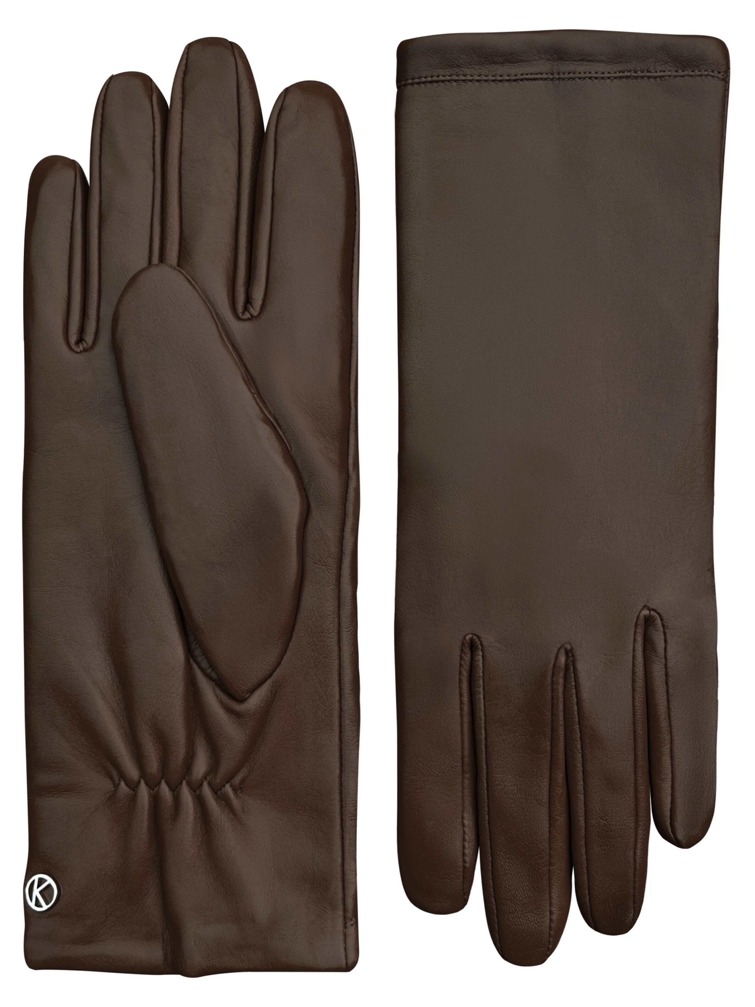 KESSLER Full Finger Gloves in Brown