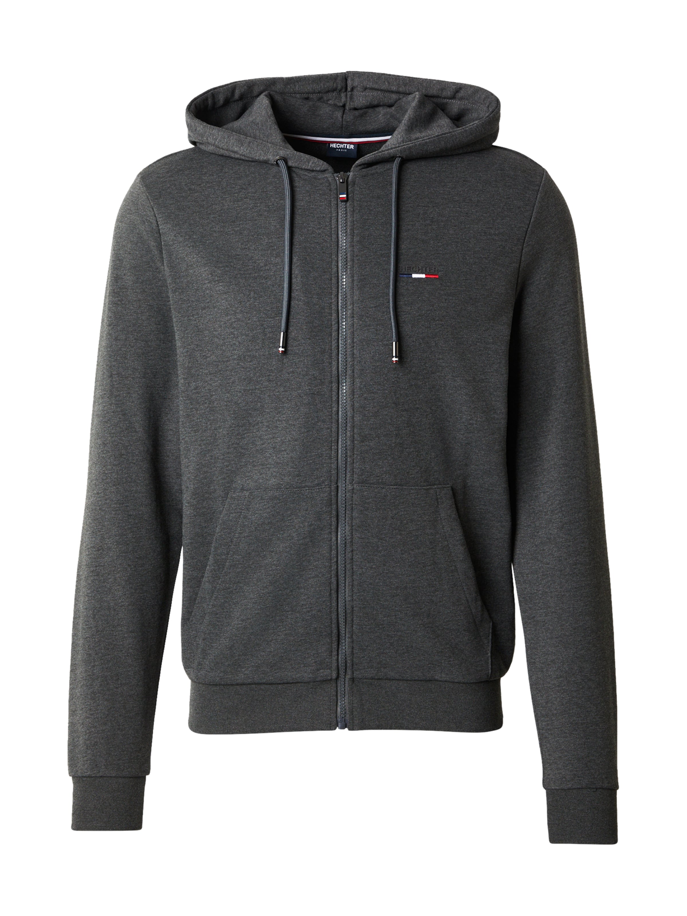 HECHTER PARIS - Casaco em moletão em cinzento: frente