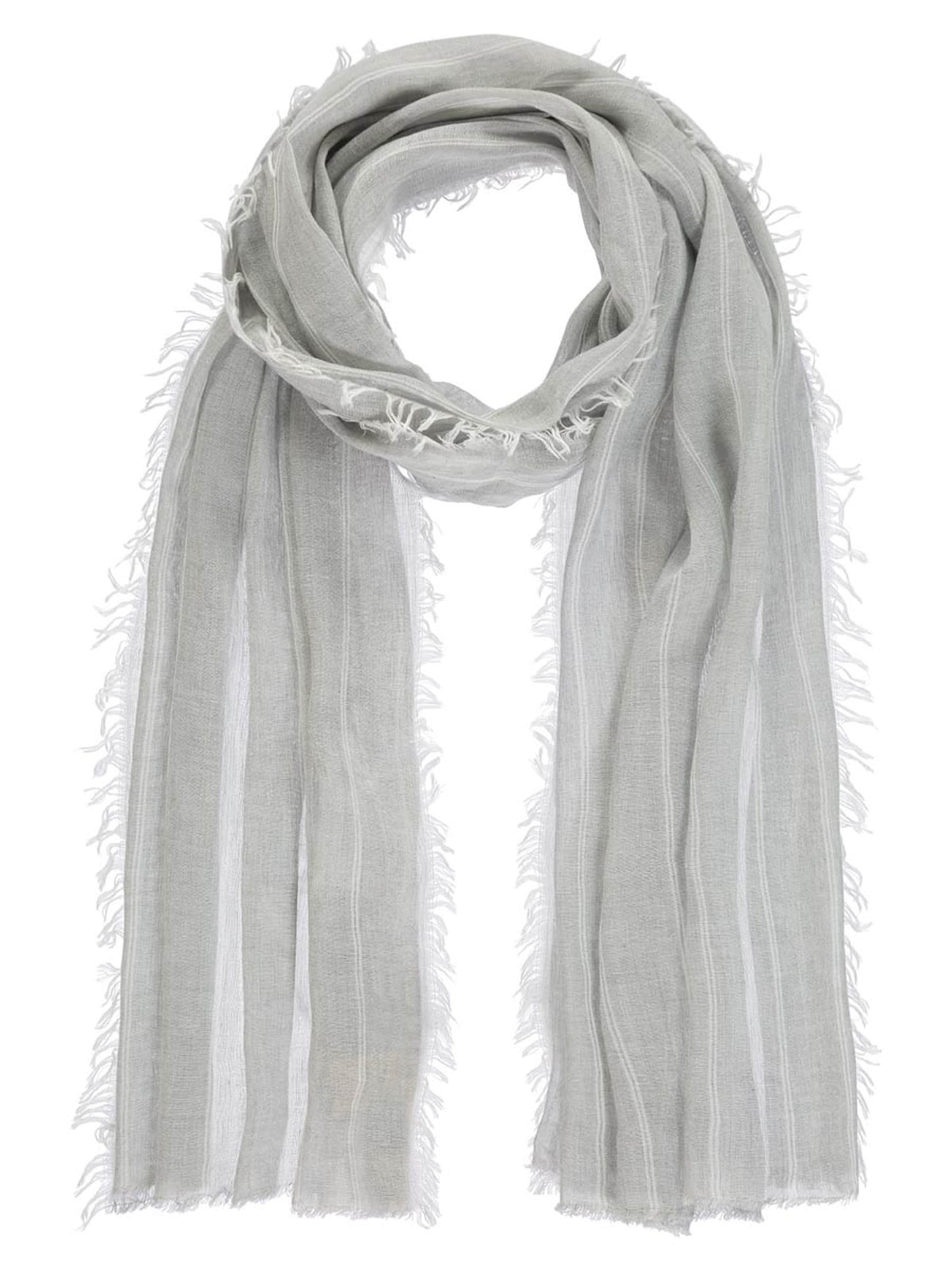 Passigatti Wrap 'Schal Herren gestreift' in Grey: front