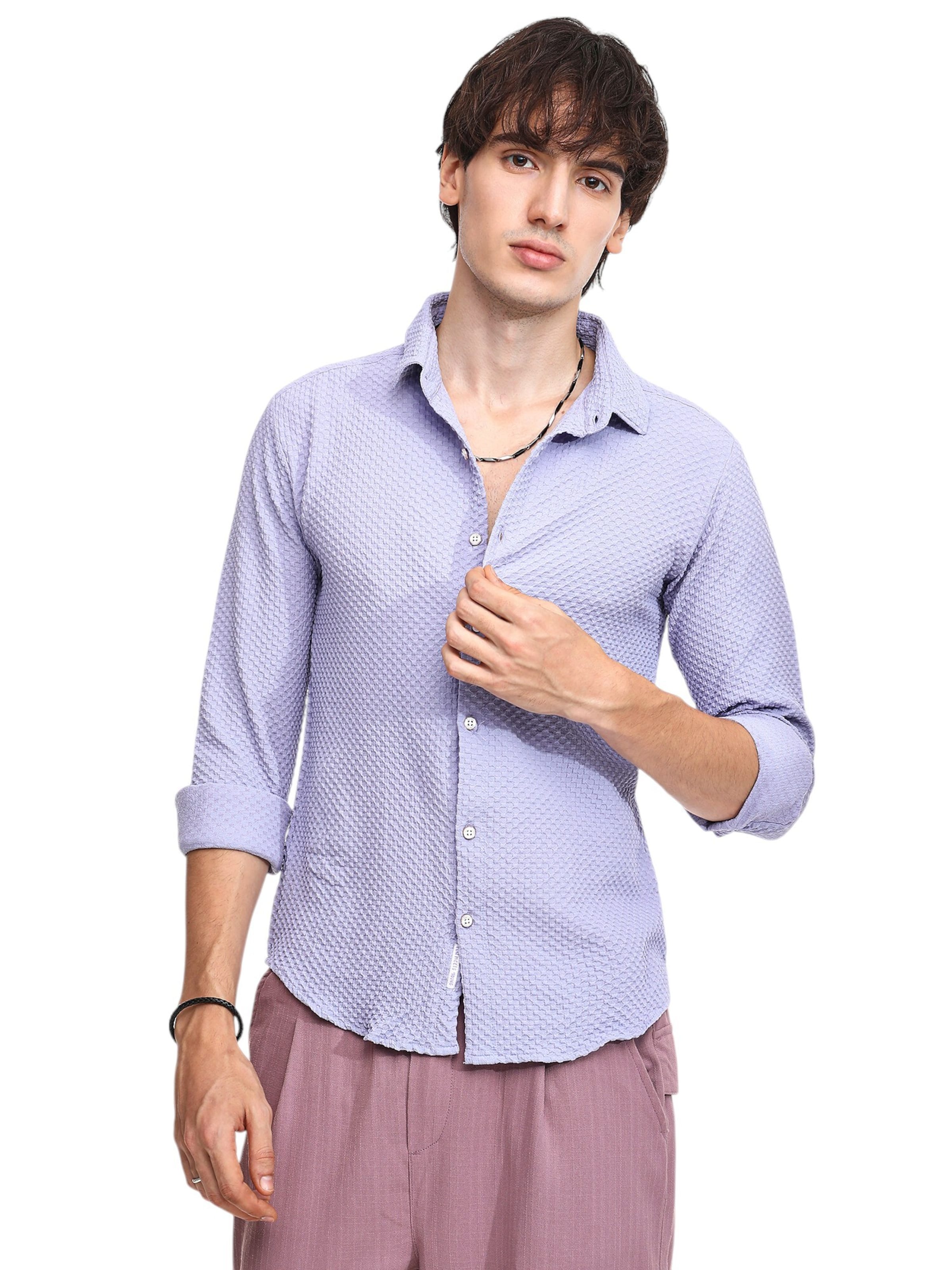 Campus Sutra Regular fit Skjorta ' Tilly ' i blå: framsida