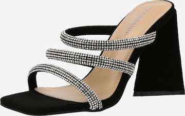 GLAMOROUS Mules in Black: front