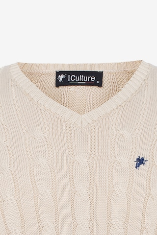 Pullover ' MAURIZIO ' di DENIM CULTURE in beige