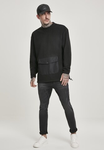 Urban Classics Sweatshirt in Schwarz