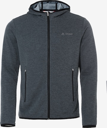 VAUDE Athletic Fleece Jacket 'Strona' in Black: front