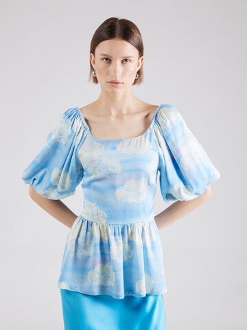 Helmstedt - Camiseta 'Magnolia' en azul: frente