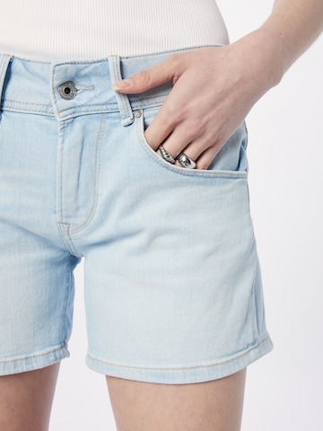 Pepe Jeans Regular Shorts 'SIOUXIE' in Blau