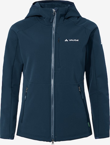 VAUDE Athletic fleece jacket 'Elope' in Blue: front